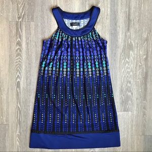 Alyn Paige Trapeze Style Mod Print Dress